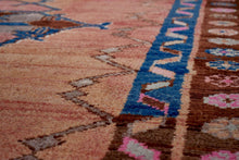 6x11 Salmon Vintage Turkish Area Rug