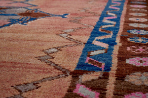 6x11 Salmon Vintage Turkish Area Rug