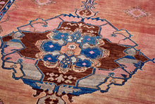 6x11 Salmon Vintage Turkish Area Rug