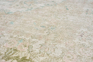 6x11 Yellow Old & Vintage Turkish Area Rug