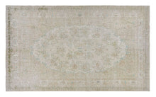 6x11 Yellow Old & Vintage Turkish Area Rug
