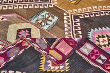 6x13 Colorful Vintage Turkish Area Rug