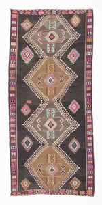 6x13 Colorful Vintage Turkish Area Rug