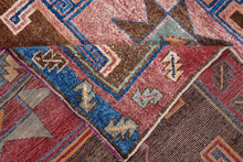 6x13 Colorful Vintage Turkish Runner Rug