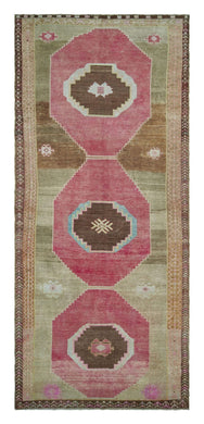6x15 Colorful Old & Vintage Oushak Area Rug