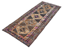 6x15 Colorful Vintage Turkish Runner Rug