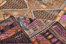 6x15 Colorful Vintage Turkish Runner Rug