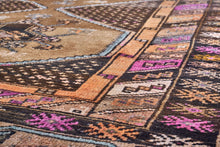 6x15 Colorful Vintage Turkish Runner Rug