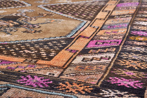6x15 Colorful Vintage Turkish Runner Rug