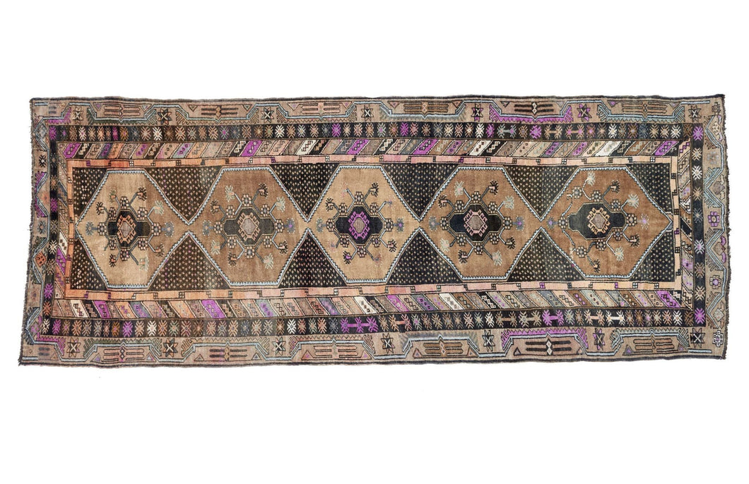 6x15 Colorful Vintage Turkish Runner Rug