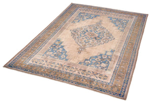 6x9 Colorful Old & Vintage Turkish Area Rug