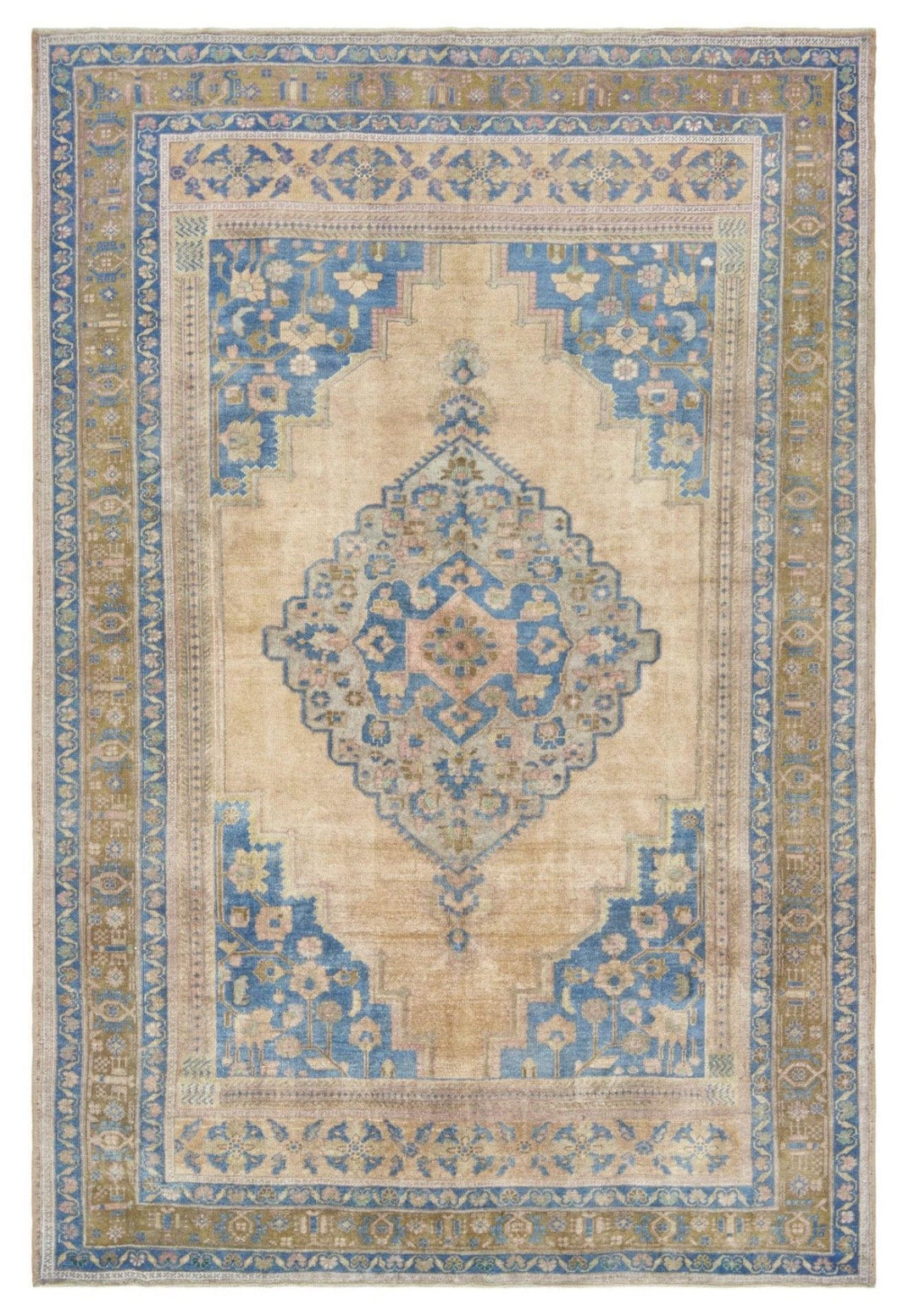 6x9 Colorful Old & Vintage Turkish Area Rug
