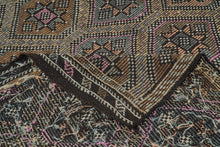 6x9 Colorful Vintage Turkish Area Rug