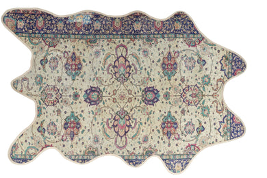 6x9 Colorful Vintage Turkish Area Rug