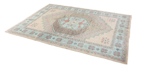 6x9 Modern Oushak Area Rug