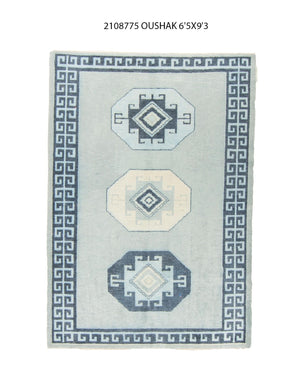 6x9 Modern Oushak Area Rug