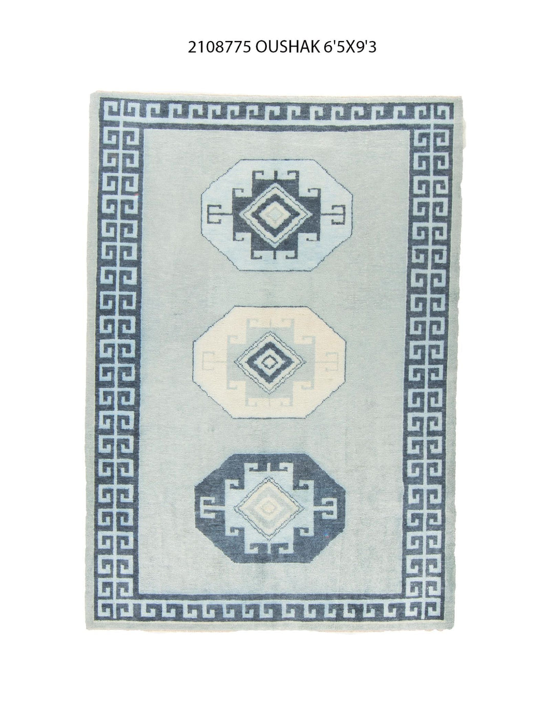 6x9 Modern Oushak Area Rug