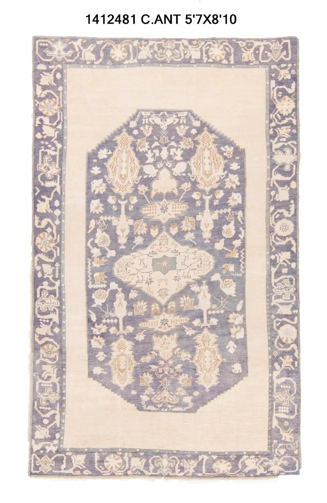6x9 Old& Vintage Turkish Area Rug