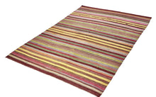 6x9 Yellow Vintage Turkish Area Rug