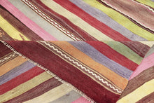 6x9 Yellow Vintage Turkish Area Rug