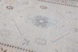 7x10 Modern Oushak Area Rug