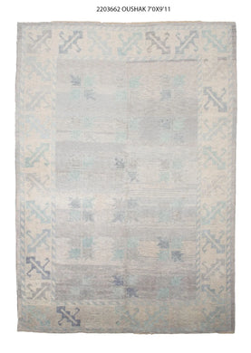 7x10 Modern Oushak Area Rug