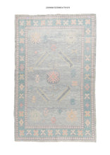 7x10 Modern Oushak Area Rug