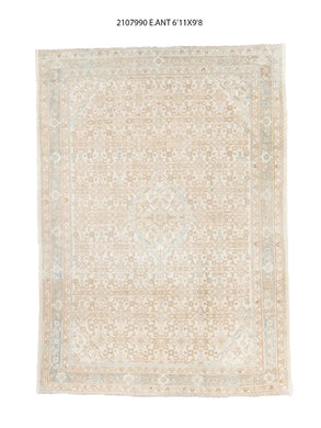 7x10 Old & Vintage Turkish Area Rug