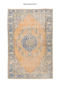 7x10 Old & Vintage Turkish Area Rug