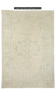 7x10 Old & Vintage Turkish Area Rug