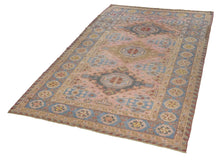 7x11 Colorful Old & Vintage Turkish Area Rug