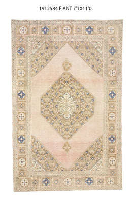 7x11 Old & Vintageturkish Area Rug