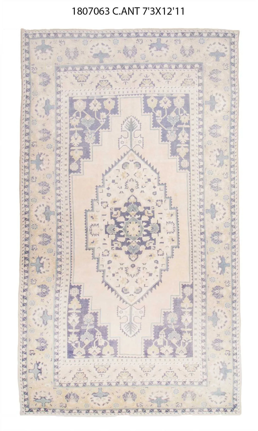 7x13 Old & Vintage Turkish Area Rug