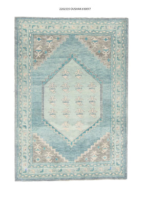 7x8 Modern Oushak Area Rug