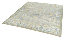 7x8 Colorful Modern Oushak Area Rug