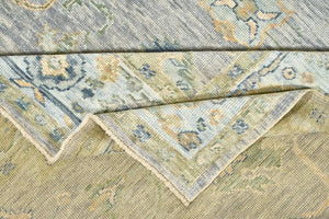 7x8 Colorful Modern Oushak Area Rug