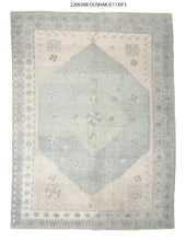 7x9 Modern Oushak Area Rug