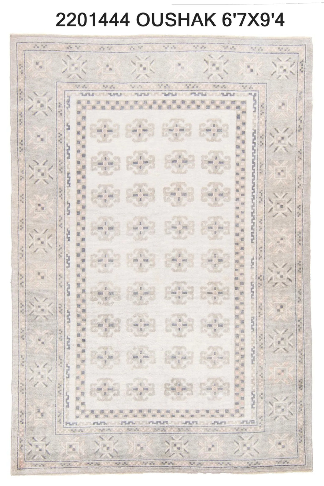 7x9 Modern Oushak Area Rug