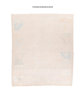 8x10 Colorful Modern Oushak Area Rug