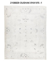 8x10 Modern Oushak Area Rug