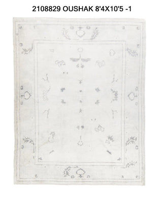 8x10 Modern Oushak Area Rug