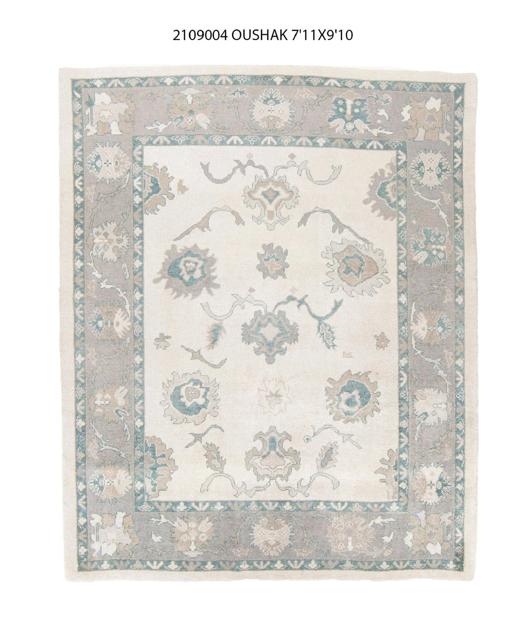 8x10 Modern Oushak Area Rug