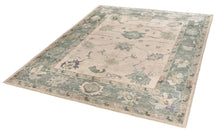 8x10 Soft Natural Modern Oushak Area Rug