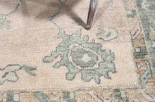 8x10 Soft Natural Modern Oushak Area Rug