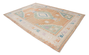 8x11 Modern Oushak Area Rug