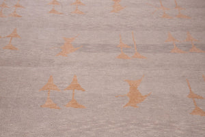 8x11 Modern Oushak Area Rug