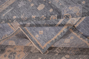 8x11 Modern Oushak Area Rug