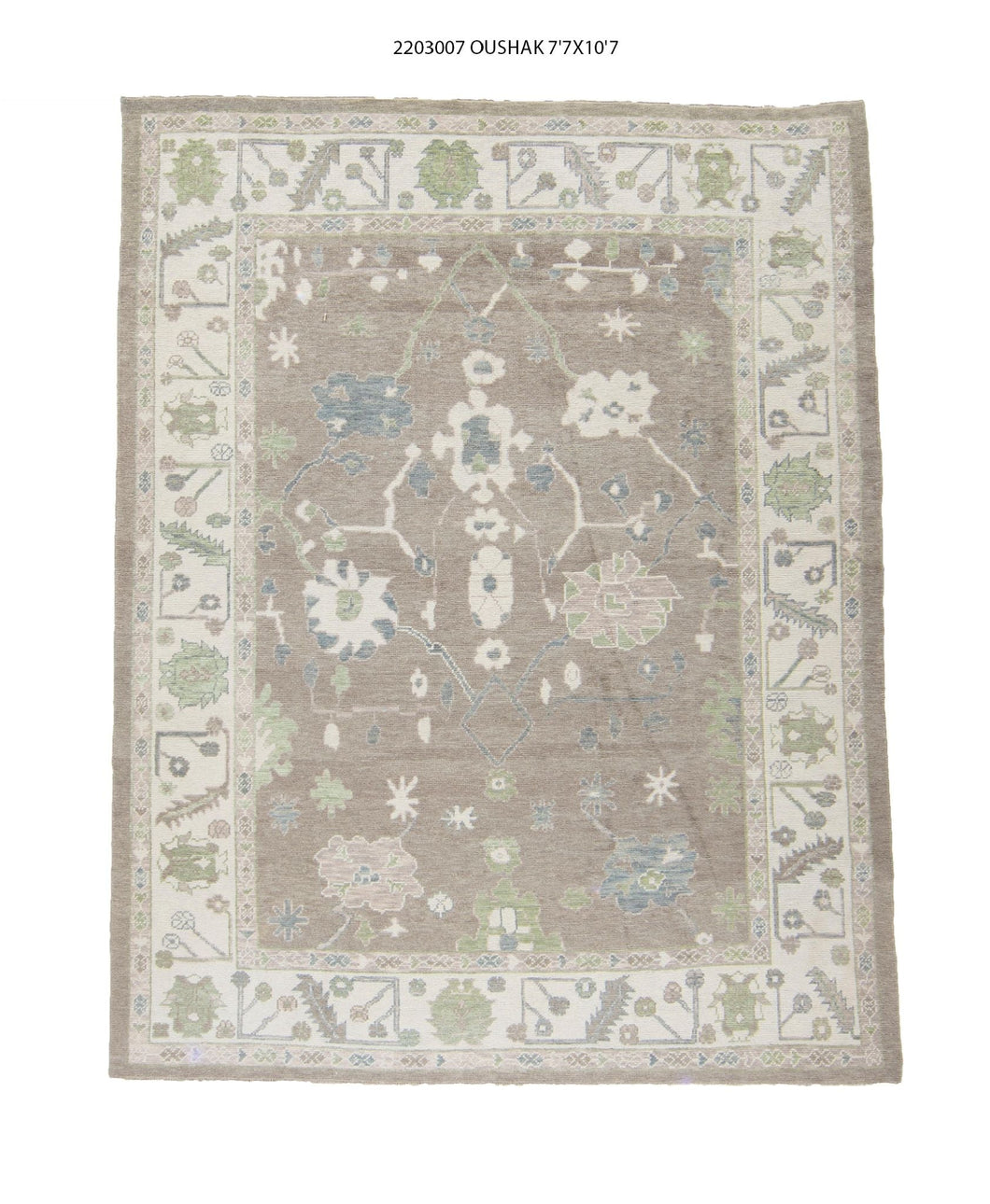 8x11 Modern Oushak Area Rug