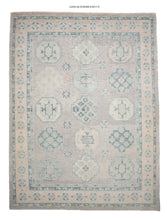 8x11 Modern Oushak Area Rug