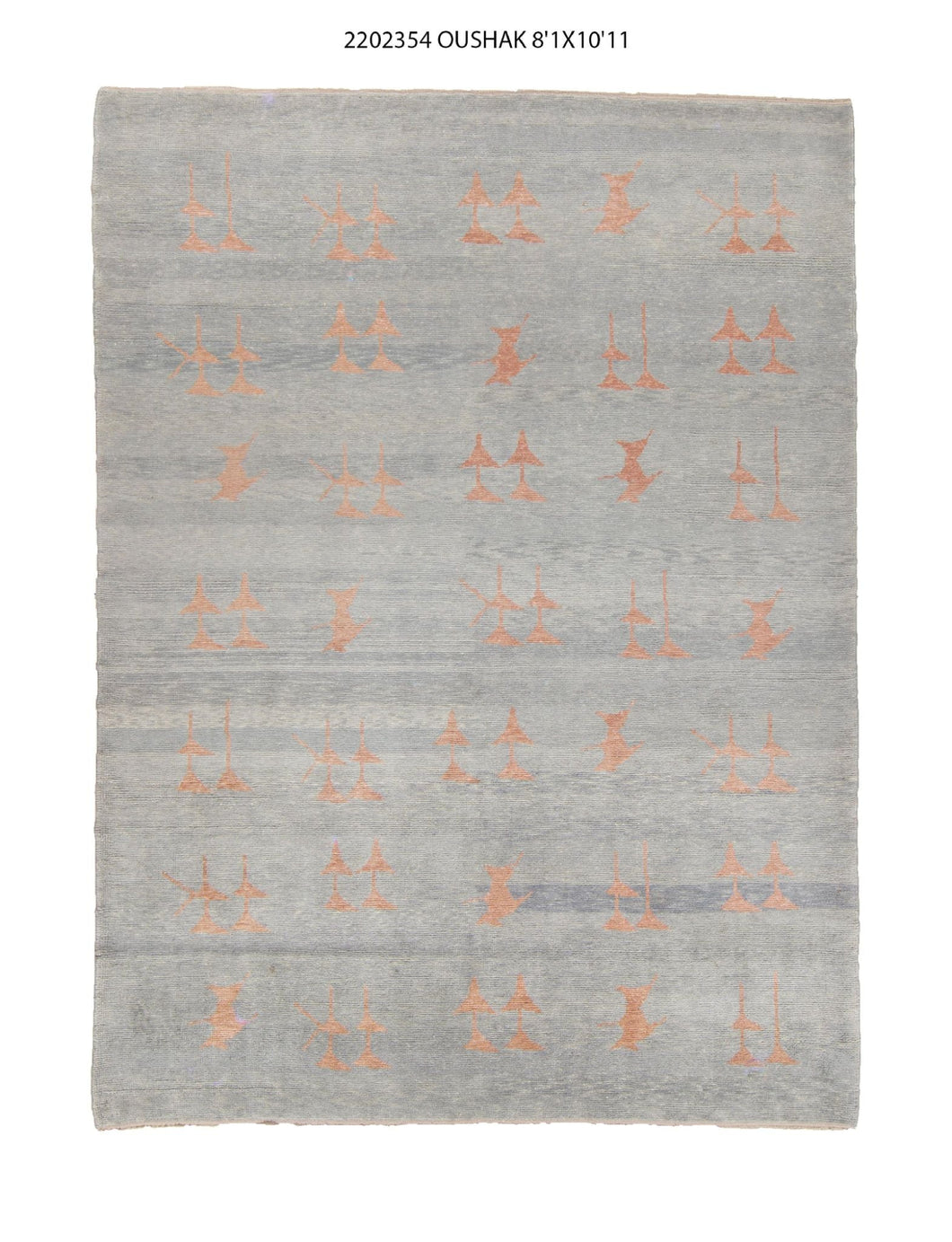8x11 Modern Oushak Area Rug